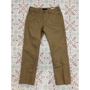 Guess McCrae Fit Ultra Slim Pants Mens 30x30 Tan Brown X64A07301UZ